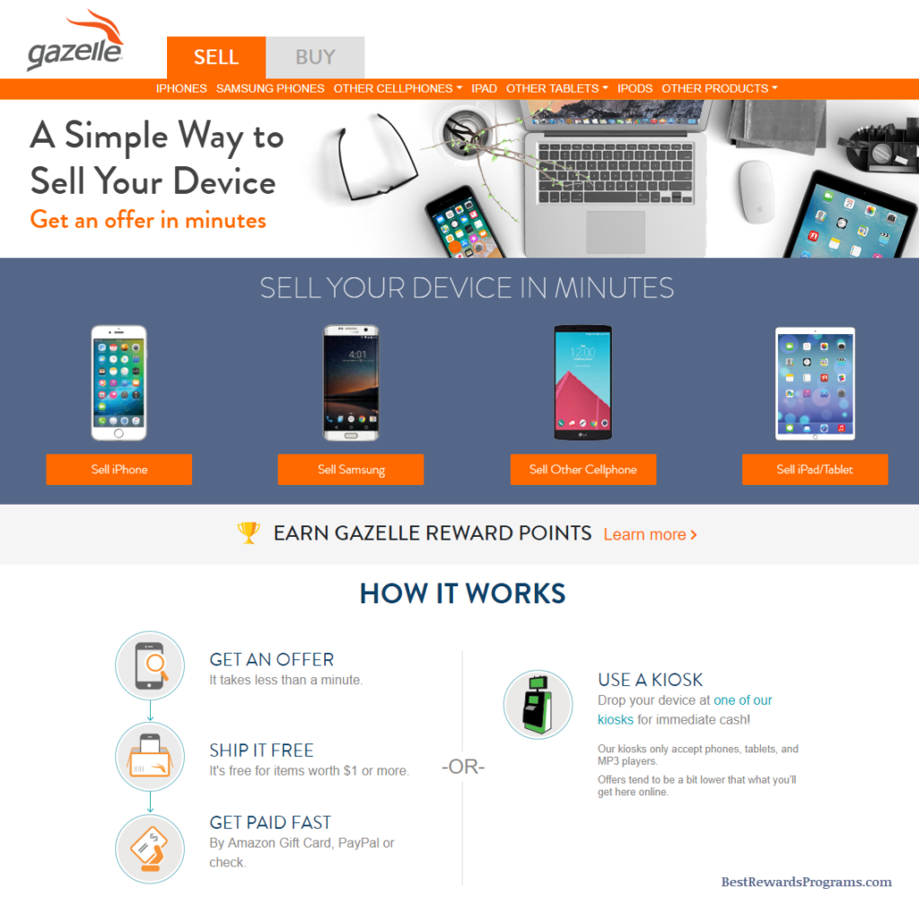 Gazelle Electronics Buy and Sell Mobile Devices
