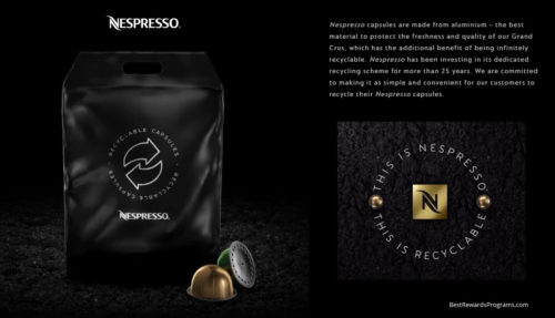 Nespresso Free Aluminum Capsule Recycling
