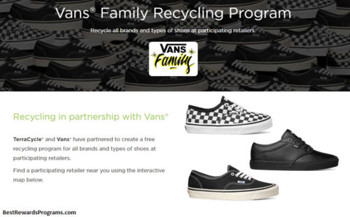 Vans Family Shoe Recycling Program