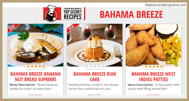 Bahama Breeze Recipes Online Top Secret Recipes
