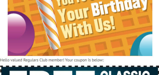 Waffle House Free Birthday Gift #WaffleHouse - details at BestRewardsPrograms.com