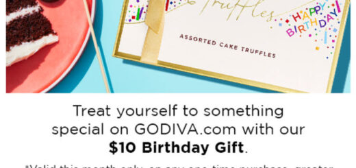 Godiva Birthday Gift - See 100's more Free Birthday Gifts at BestRewardsPrograms.com #Godiva
