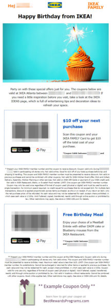 IKEA Free Birthday Food and Gift Certificate #IKEAUSA #MyIKEAUSA #togetherathome