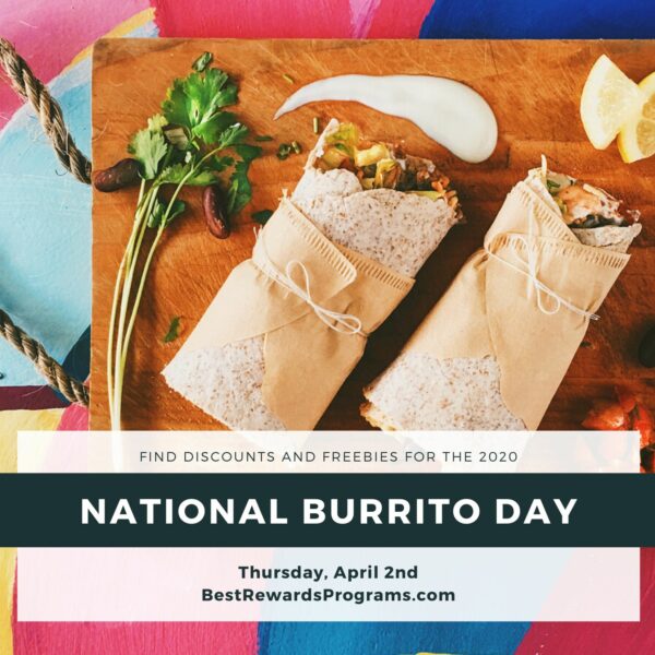 National Burrito Day on Thu, April 2, 2020