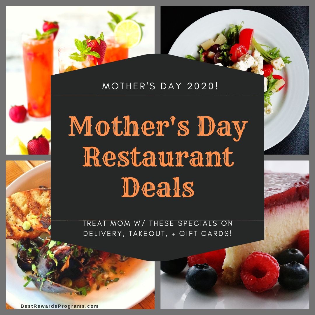 Mother's Day Restaurant Discounts 2020 Best Rewards Programs