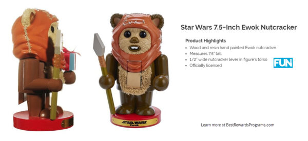 Star Wars Home Gift 7.5" Ewok Nutracker