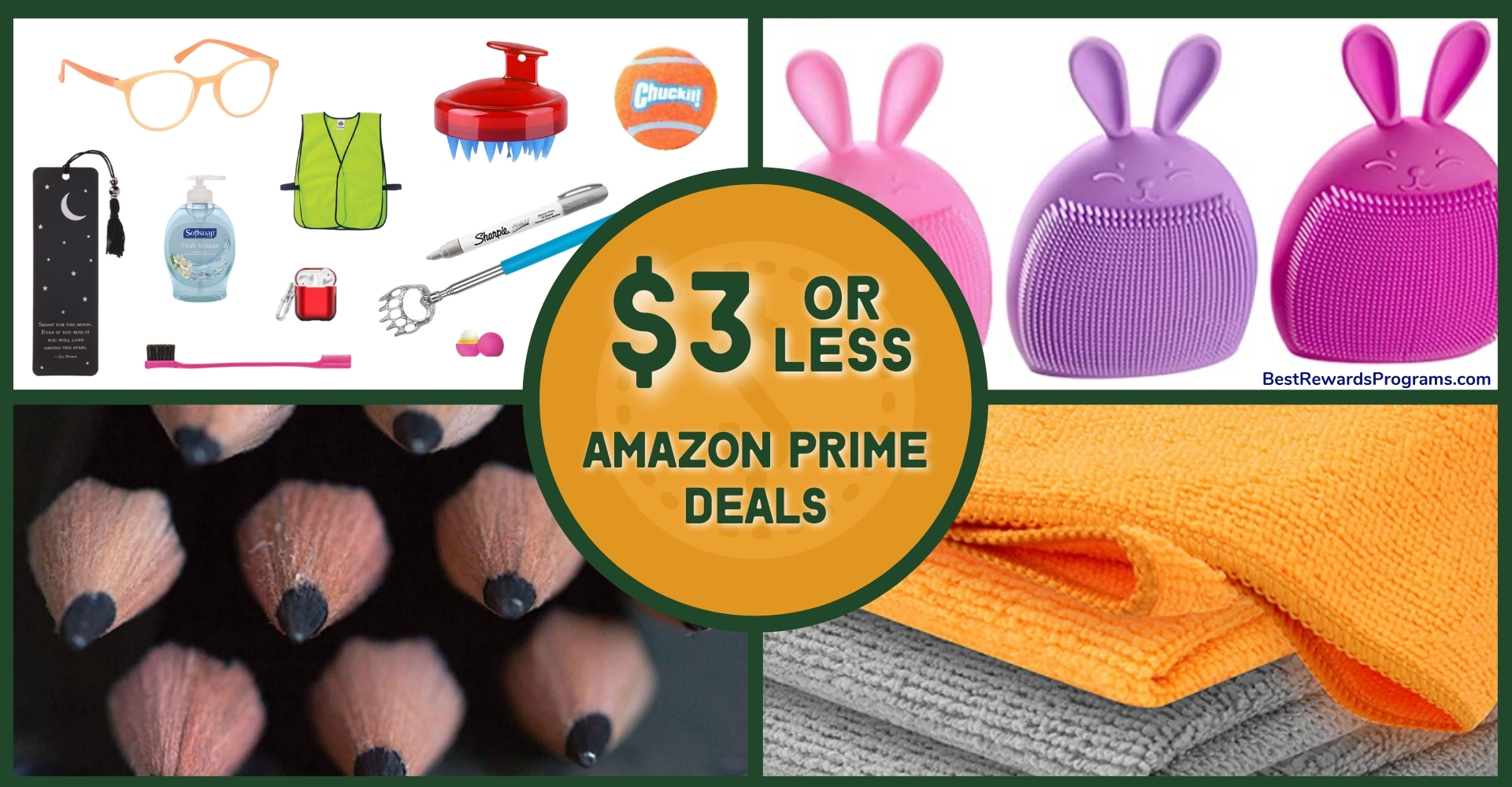 $3 and Under  Prime Products w/ Free Prime Shipping