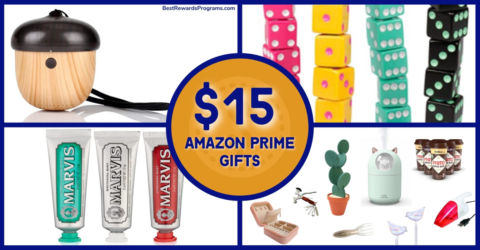 Browse dozens of fun gifts for $15 or less on Amazon Prime!