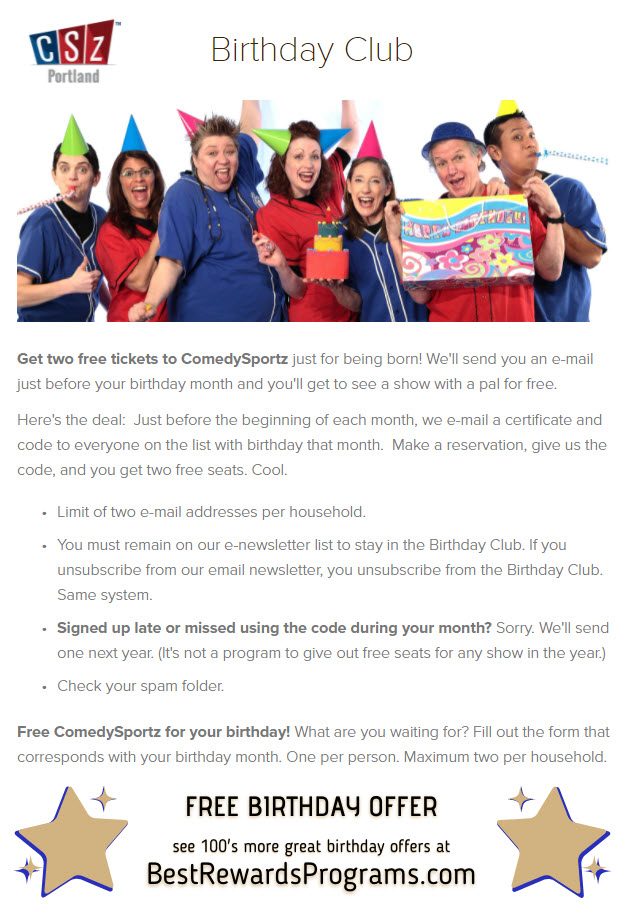 CSz Portland Birthday Gift - BestRewardsPrograms.com #CSzPortland