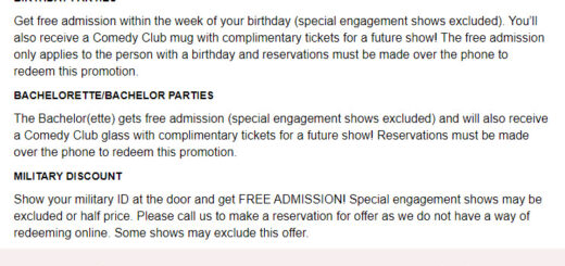 Comedy on State Free Birthday Gift #ComedyOnState - details at BestRewardsPrograms.com