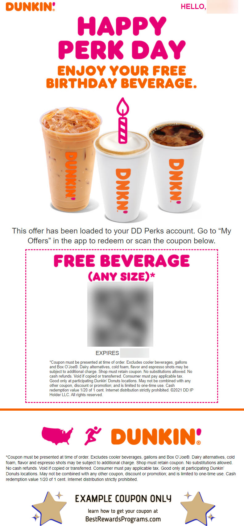 Dunkin' Delights: How To Get Your Free Birthday Drink • BoatBasinCafe