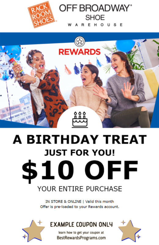 Free Birthday Gift at Rack Room Shoes