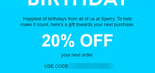 Sperry Free Birthday Gift #Sperry - details at BestRewardsPrograms.com
