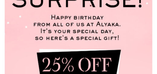 Alyaka Free Birthday Gift - details at BestRewardsPrograms.com #AlyakaOfficial