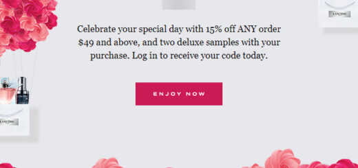 Lancôme Free Birthday Gift - details at BestRewardsPrograms.com #lancomeUSA