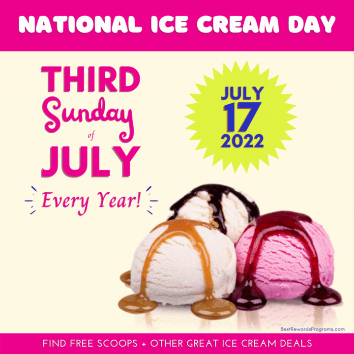 Save on ice cream offers for National Ice Cream Day 2022