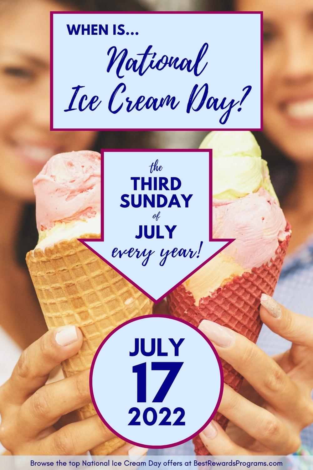 Save on ice cream offers for National Ice Cream Day 2022