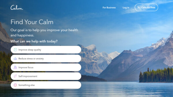 Calm App free version