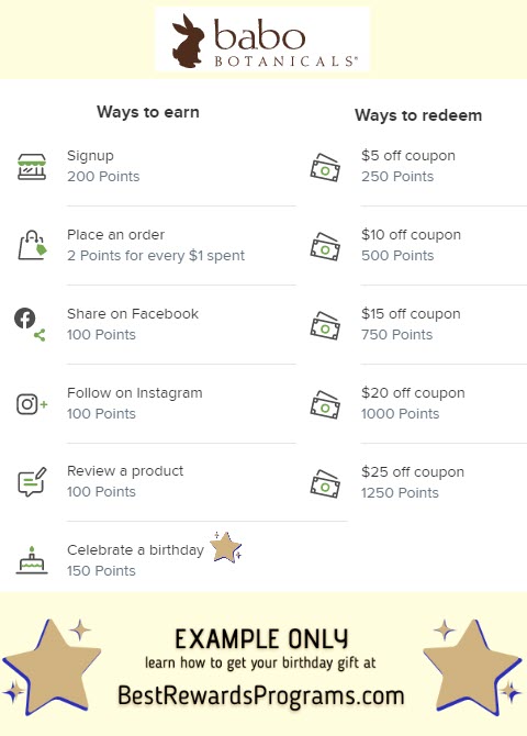 Babo Botanicals Free Birthday Gift - details at BestRewardsPrograms.com #babobotanicals