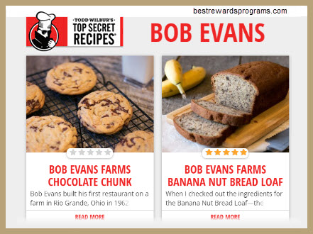 Bob Evans Copycat Recipes