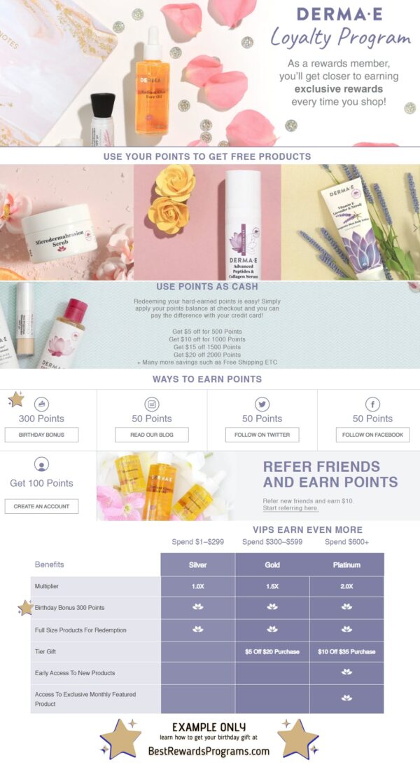 Derma E Birthday Gift - BestRewardsPrograms.com #Derma_E #CrueltyFree #Vegan