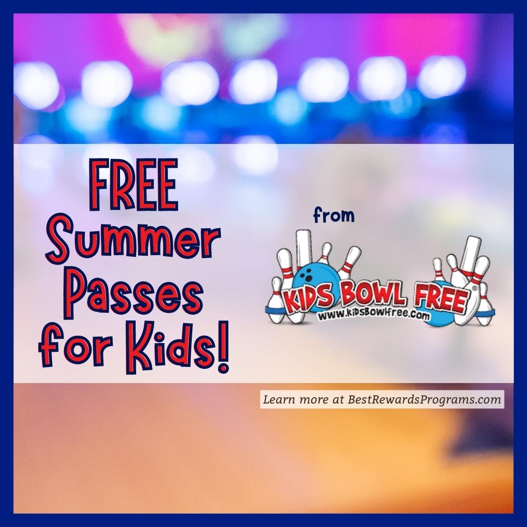 🎳 Free Summer 2024 Bowling for Kids Best Rewards Programs