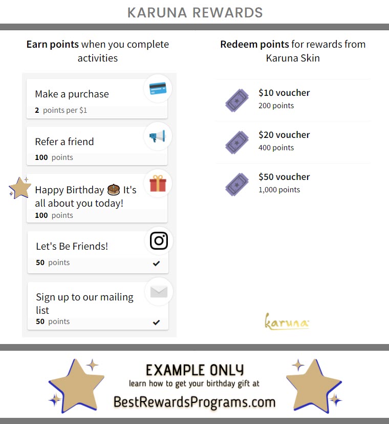 Karuna Birthday Gift - BestRewardsPrograms.com #karunaskin
