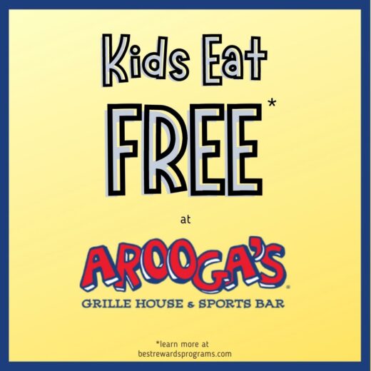 Kids Eat Free at Arooga's