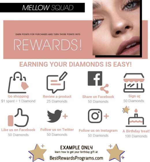 Mellow Cosmetics Free Birthday Gift