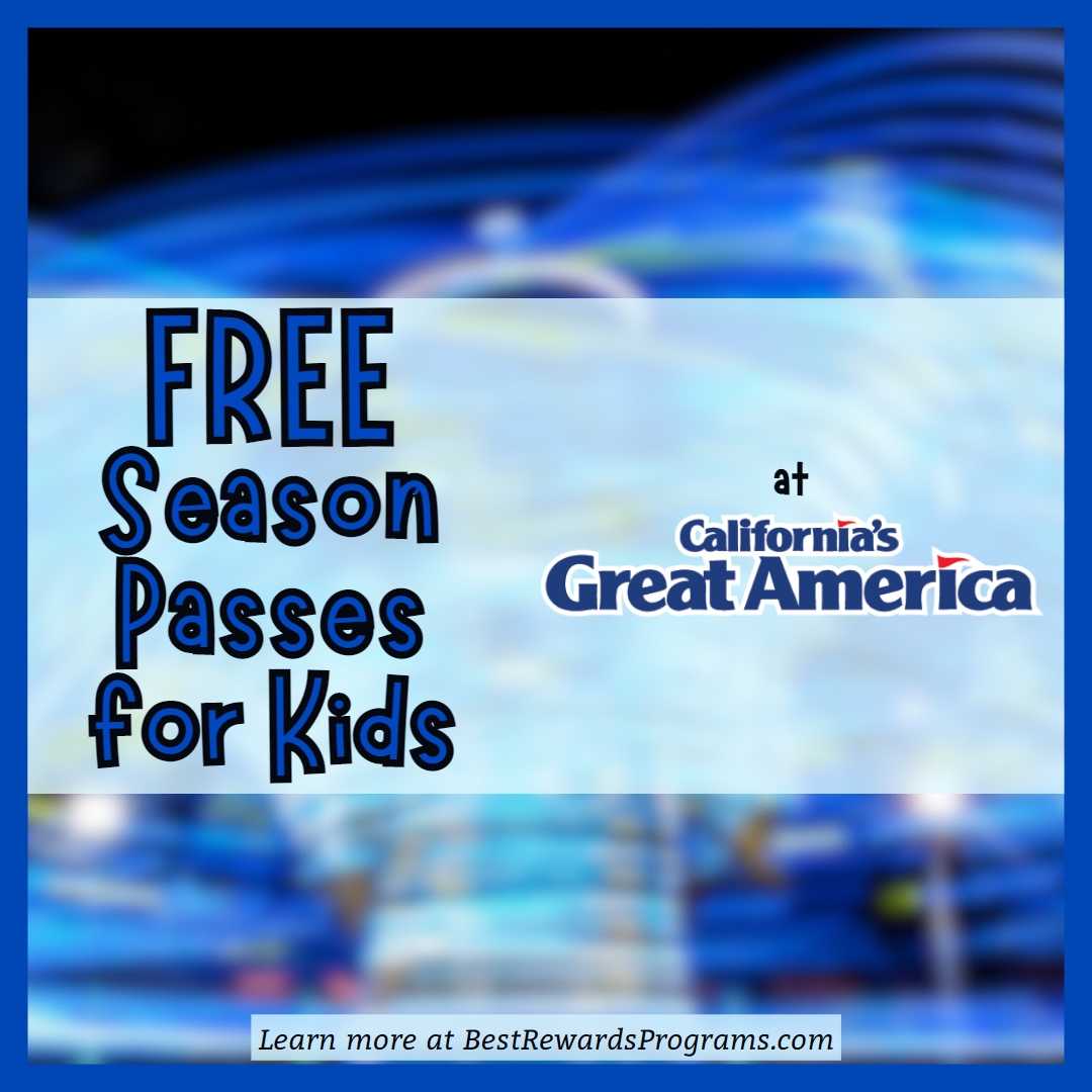 Free 2023 Kids Season Passes at California's Great America