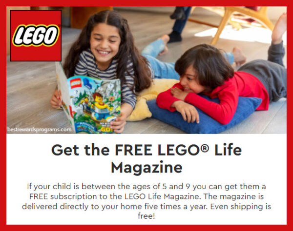 Free Kids stuff mail including Lego magazine subscription