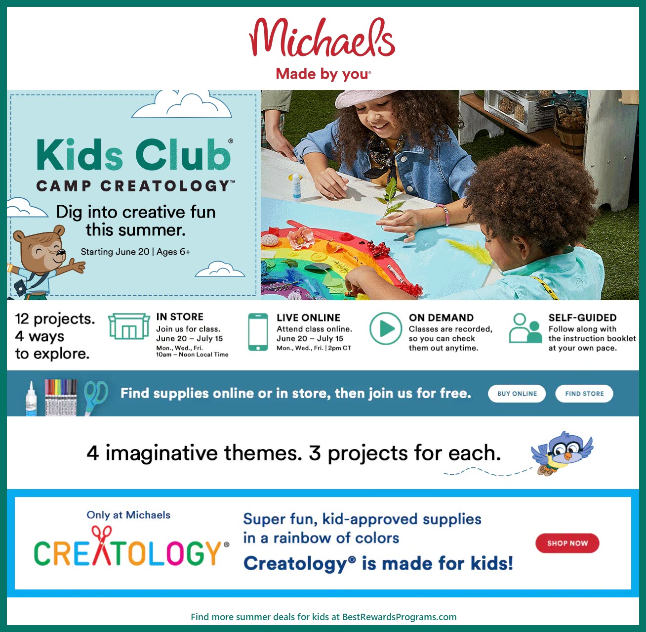 Discount offer at Michaels