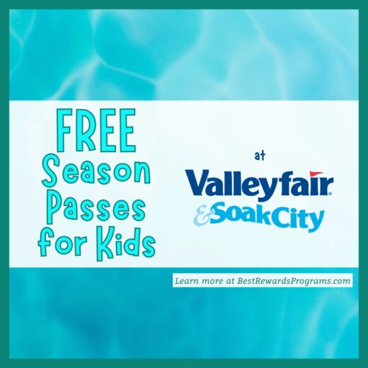 Free 2024 Season Passes for Kids at Valleyfair and Soak City