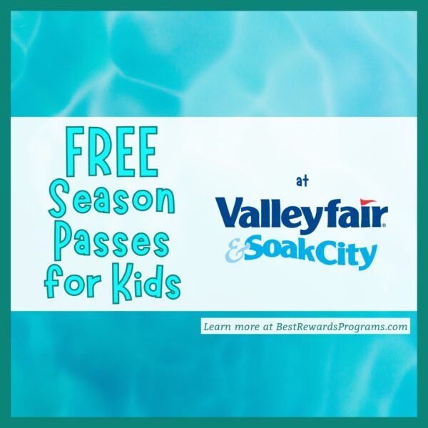Free 2023 Season Passes for Kids at Valleyfair and Soak City