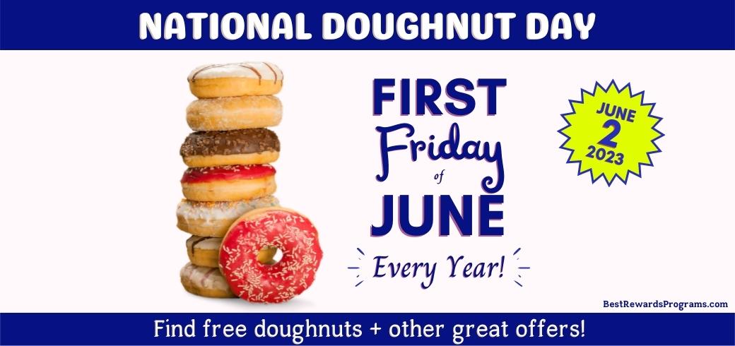 Sweet National Doughnut Day Offers! | Best Rewards Programs