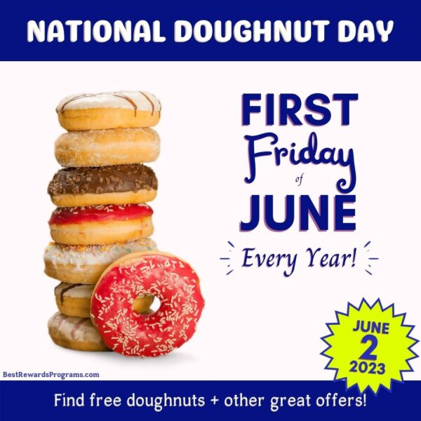 Sweet National Doughnut Day Offers! Best Rewards Programs