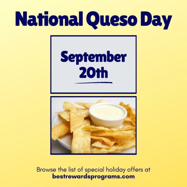 🧀 National Queso Day Deals 2023 Best Rewards Programs