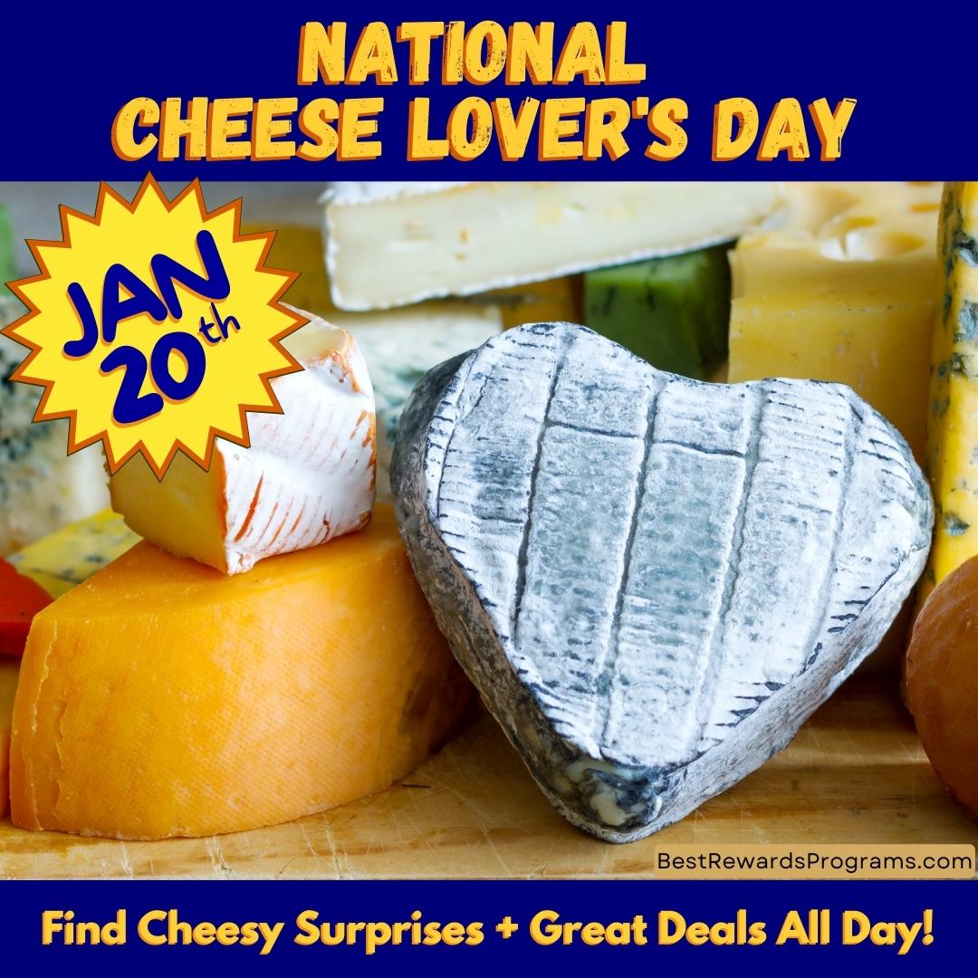 Browse Top National Cheese Lovers Day Deals for Jan 20, 2023