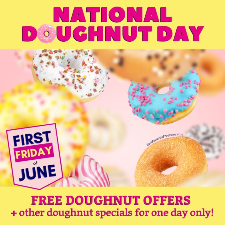 Sweet National Doughnut Day Deals 🍩 | Best Rewards Programs