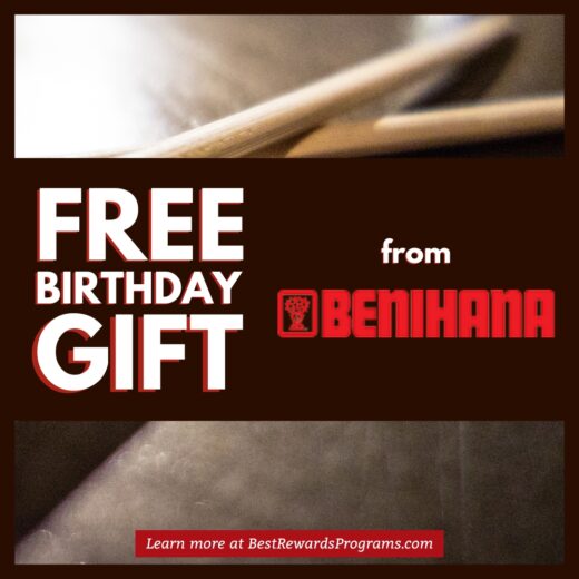 Benihana Birthday Gift