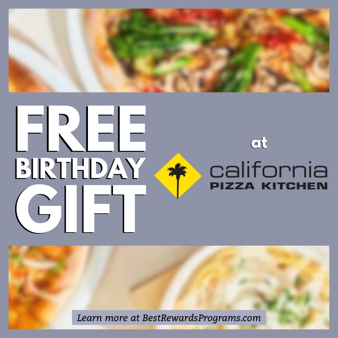 Free Birthday Gift At California Pizza Kitchen   California Pizza Kitchen Gift Card 