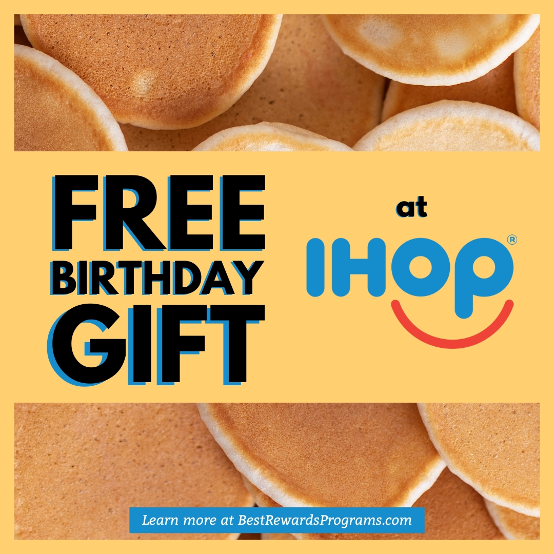 🥞 Get delicious FREE birthday pancakes each year from IHOP!