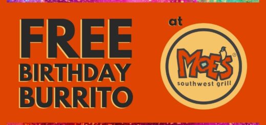 Moe Southwest Grill menu birthday burrito