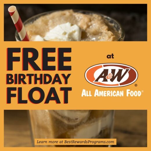 A and W restaurants birthday