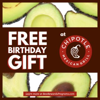 Chipotle Free Birthday Food ? Best Rewards Programs