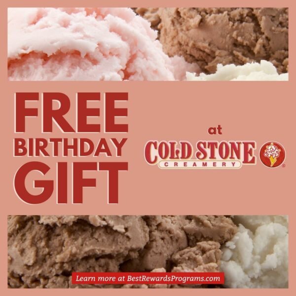 Free birthday gift at Cold Stone Creamery 🍦