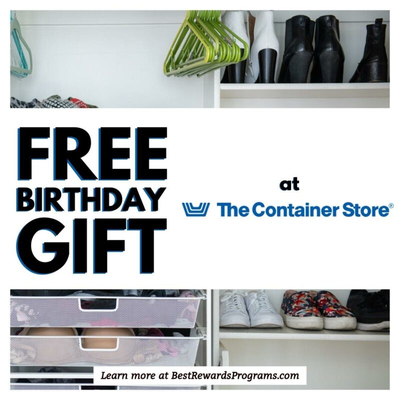 Free Birthday Gift at The Container Store 🎁
