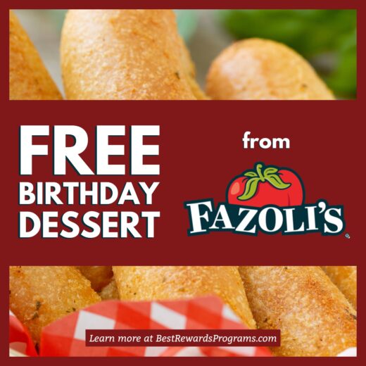 Fazoli s Coupons Birthday Gift