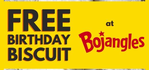 For Bojangles Biscuit Birthday Free Offer