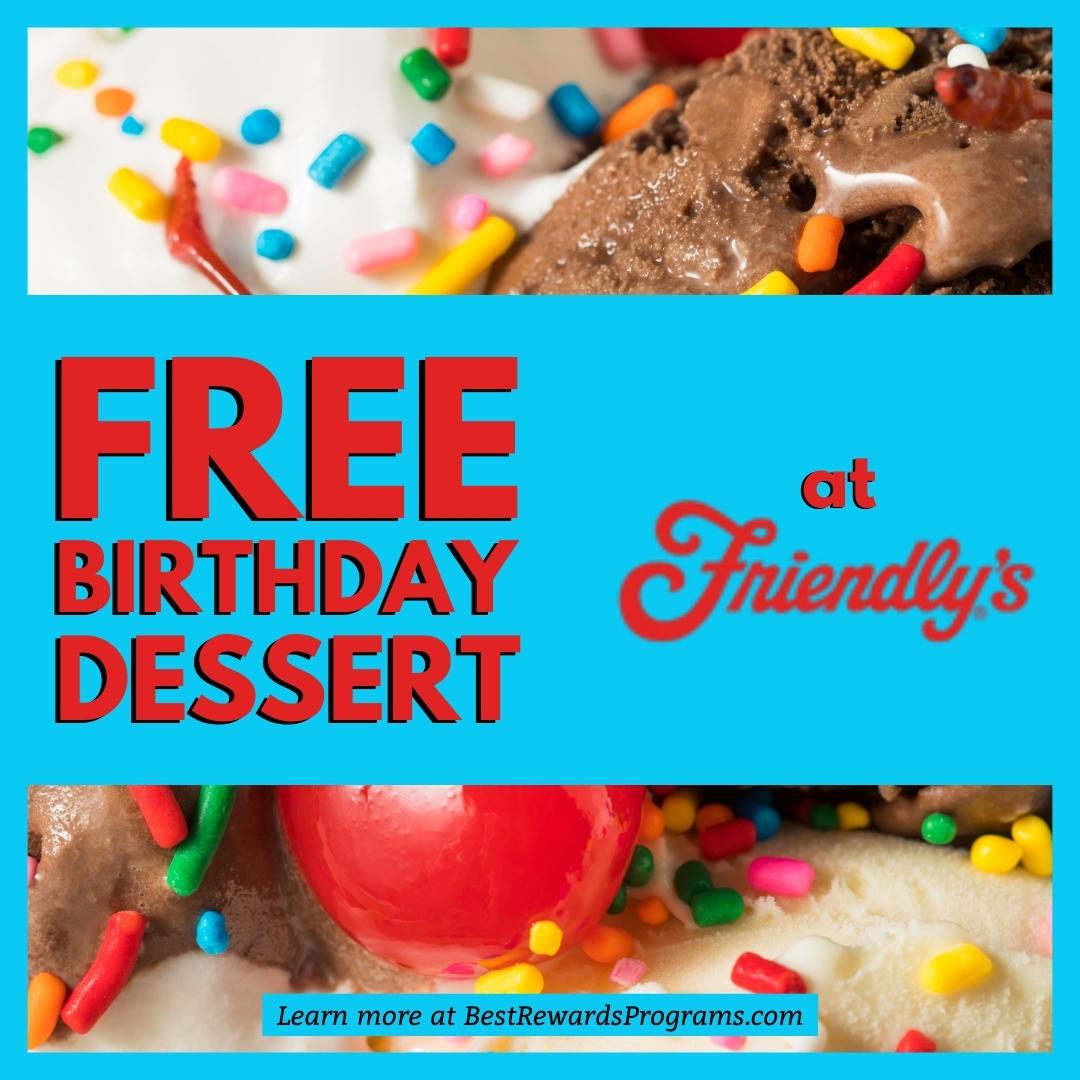 Friendly's FREE Birthday Gift #friendlys